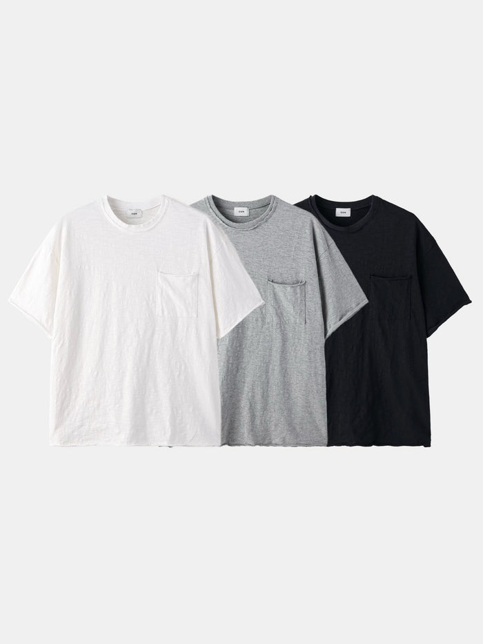 Roy Cut Pocket Slub T-Shirt