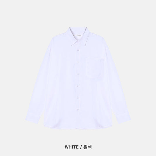 Royal Oxford Overfit Shirt - WHITE