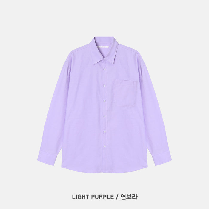 Royal Oxford Overfit Shirt - LIGHT PURPLE