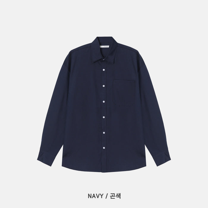 Royal Oxford Overfit Shirt - NAVY