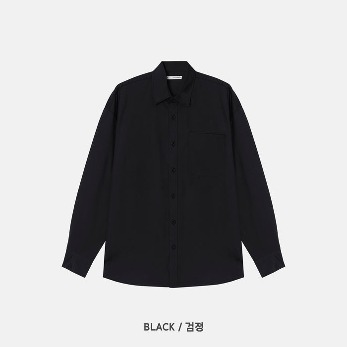 Royal Oxford Overfit Shirt - BLACK