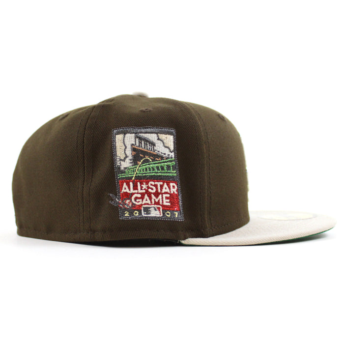 San Francisco Giants 2007 All Star Game New Era 59Fifty Fitted Hat (Walnut Stone Green Under Brim)