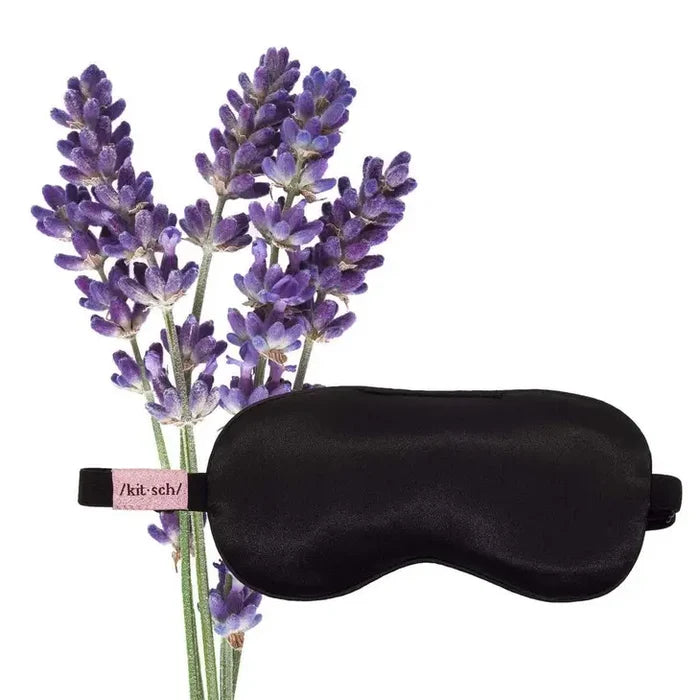 Satin Eye Mask-Weighted Lavender