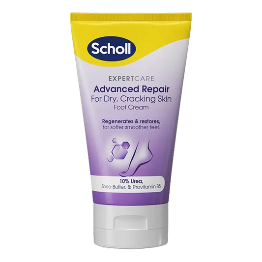 Scholl Expert Care fotkrem med 10% urea for tørre og sprukne føtter