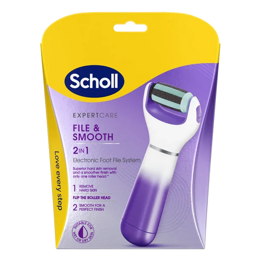 Scholl Purple Pedicure 2in1 elektronisk fotfil