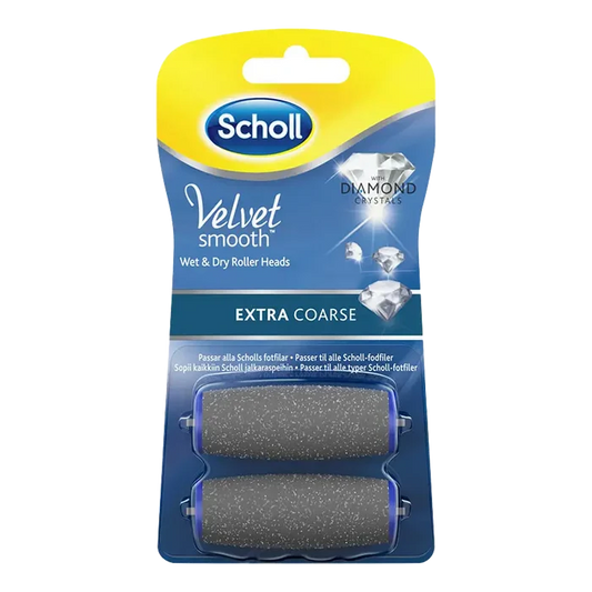Scholl Velvet Smooth rullehode refill extra grov 2 stk