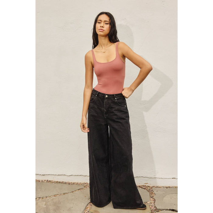 Seamless Square Neck Bodysuit