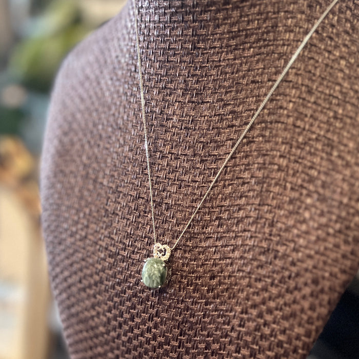 Seraphinite Stone Necklace