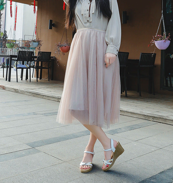 SH414 - Korean Summer Wedge Sandals