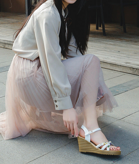 SH414 - Korean Summer Wedge Sandals