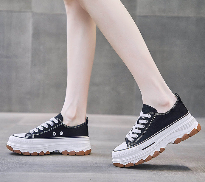 SH416 - Korean High Top Canvas Shoes