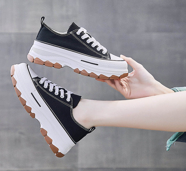 SH416 - Korean High Top Canvas Shoes