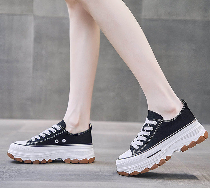 SH416 - Korean High Top Canvas Shoes
