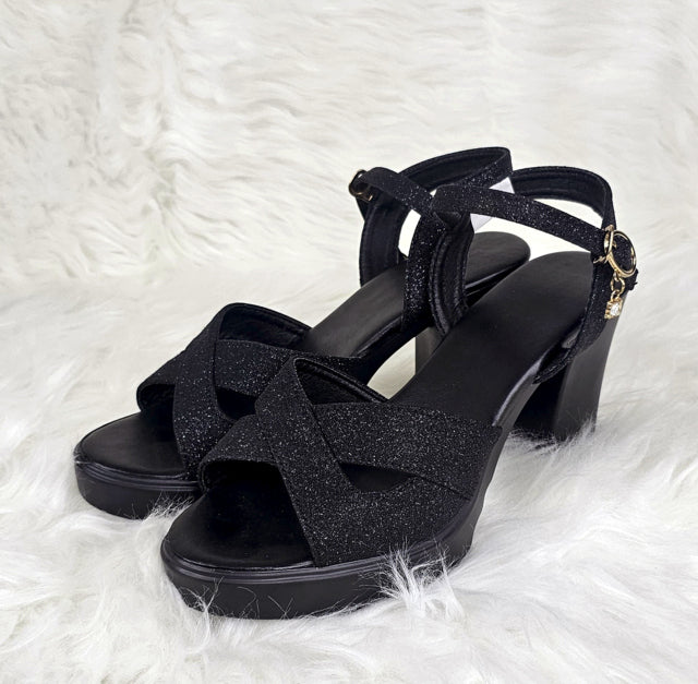 SH423 - Elegant Black High Heel Shoes