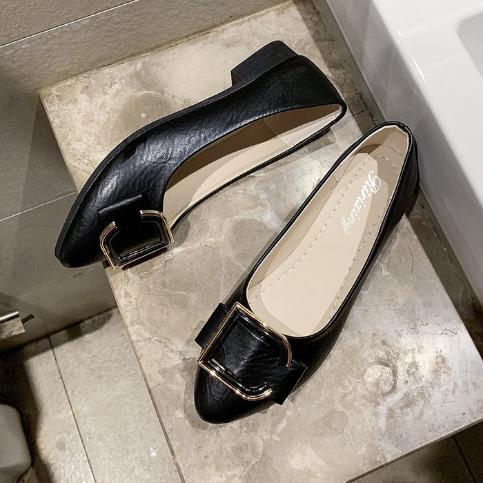 SH448 - Korean Slip On Pointed Toe Shoes