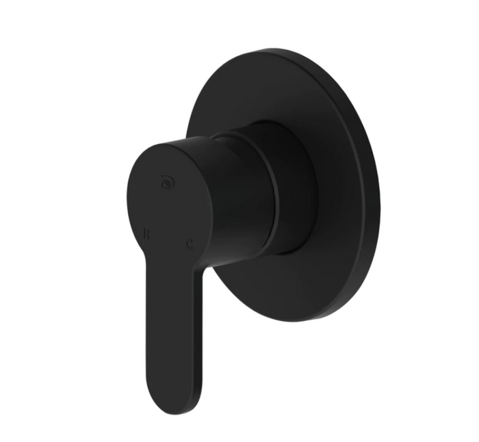 Shower Mixer - Round Series Black