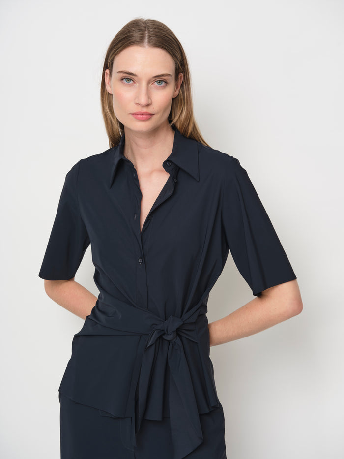 Side Tie Wrap Shirt