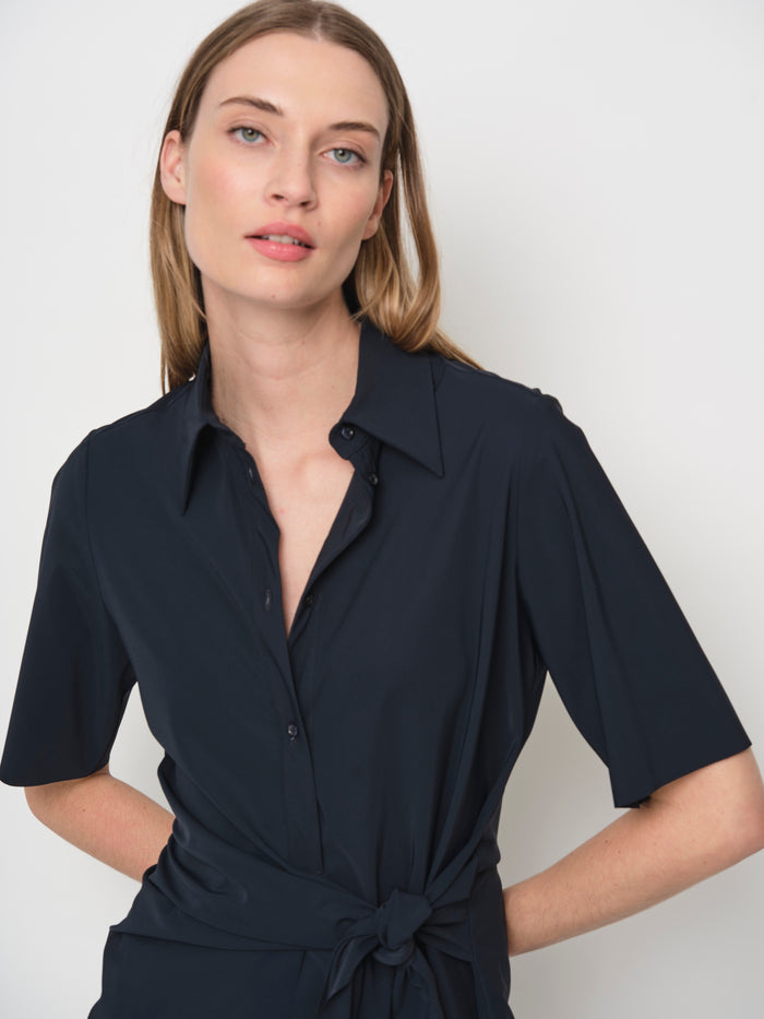 Side Tie Wrap Shirt