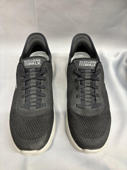 Skechers Slip-Ins Black Trainers UK 7 EU 41 Mesh Go Walk Sneakers