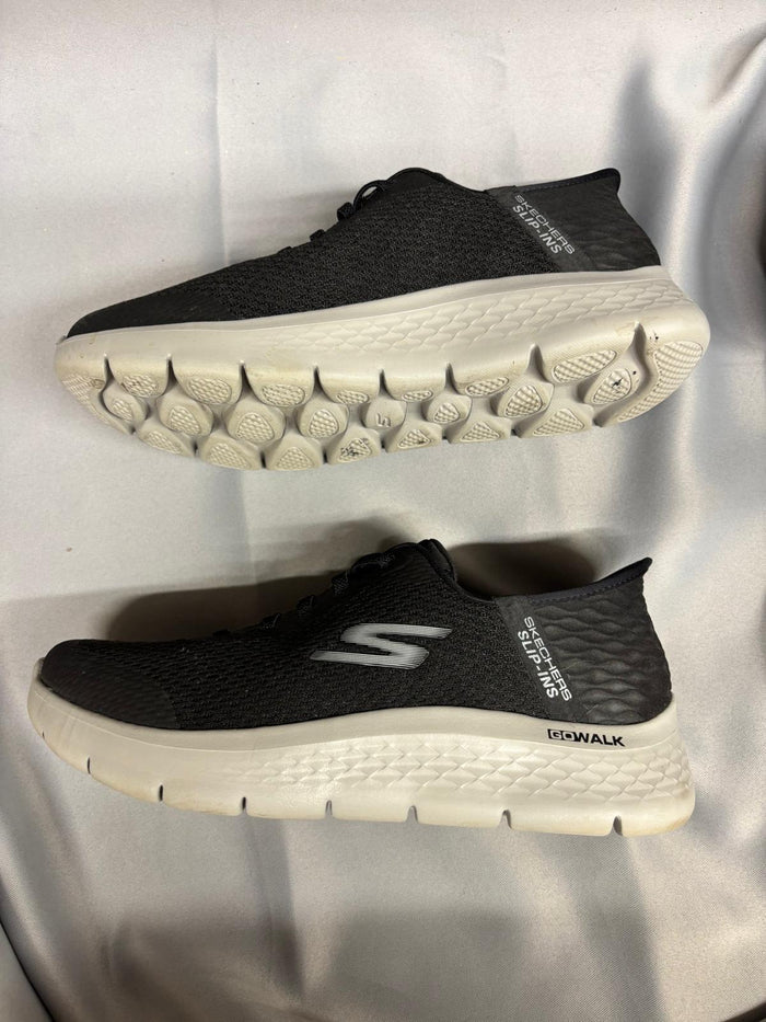 Skechers Slip-Ins Black Trainers UK 7 EU 41 Mesh Go Walk Sneakers
