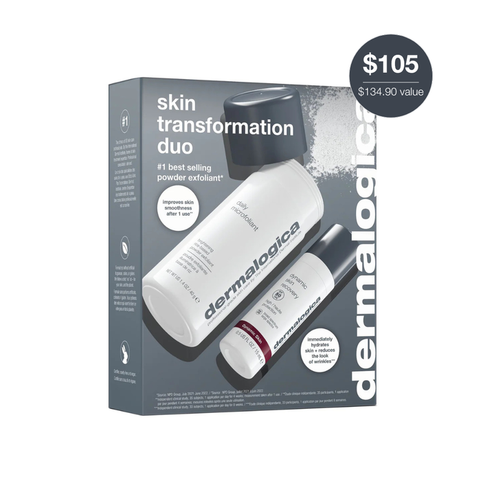 skin transformation duo (daily microfoliant + dynamic skin recovery spf 50) (exp: Feb'27)