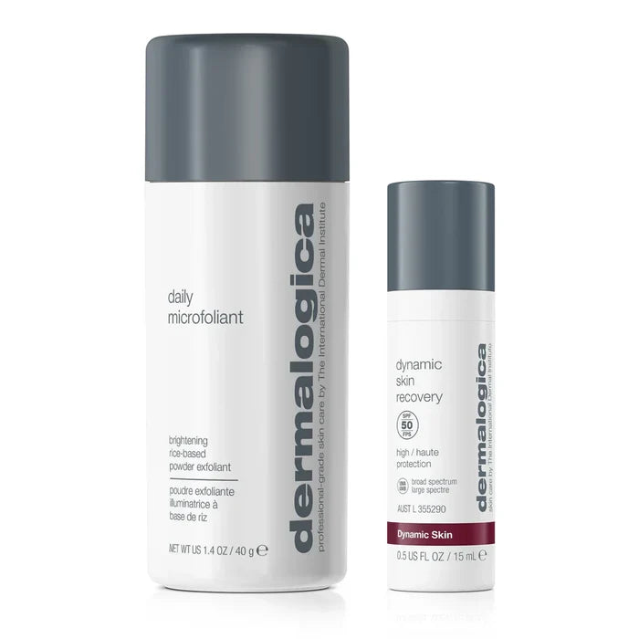 skin transformation duo (daily microfoliant + dynamic skin recovery spf 50) (exp: Feb'27)