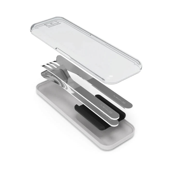 MONBENTO Stainless steel Slim Pocket Cutlery Set - 3pcs in Kuwait - Waha Lifestyle
