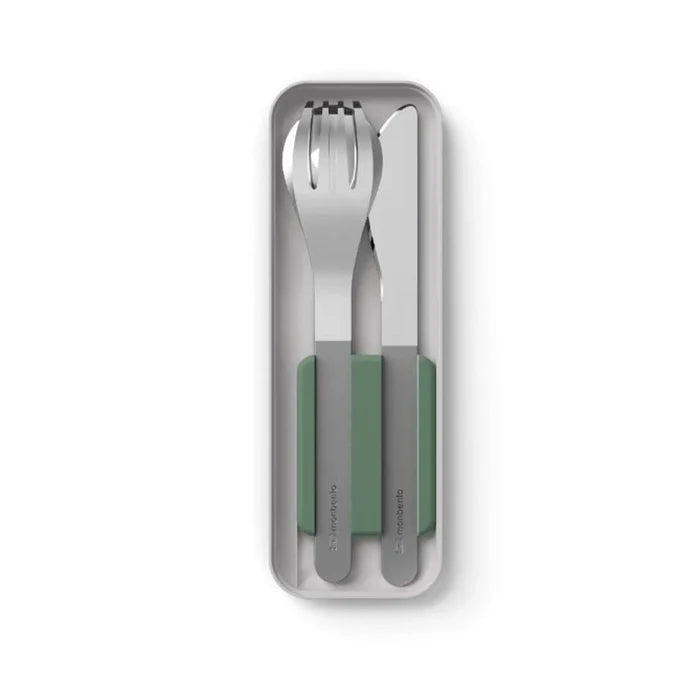 MONBENTO Stainless steel Slim Pocket Cutlery Set - 3pcs in Kuwait - Waha Lifestyle