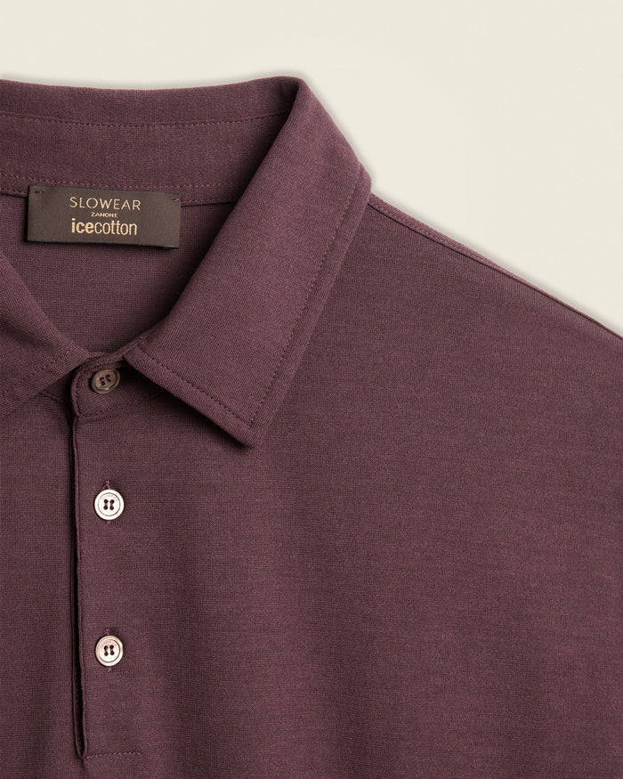 Slim fit IceCotton polo shirt