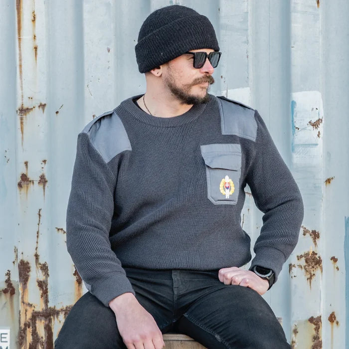 Slovakian Wool Blend Jersey - Slovakian Army Surplus - Fleeces & Jerseys