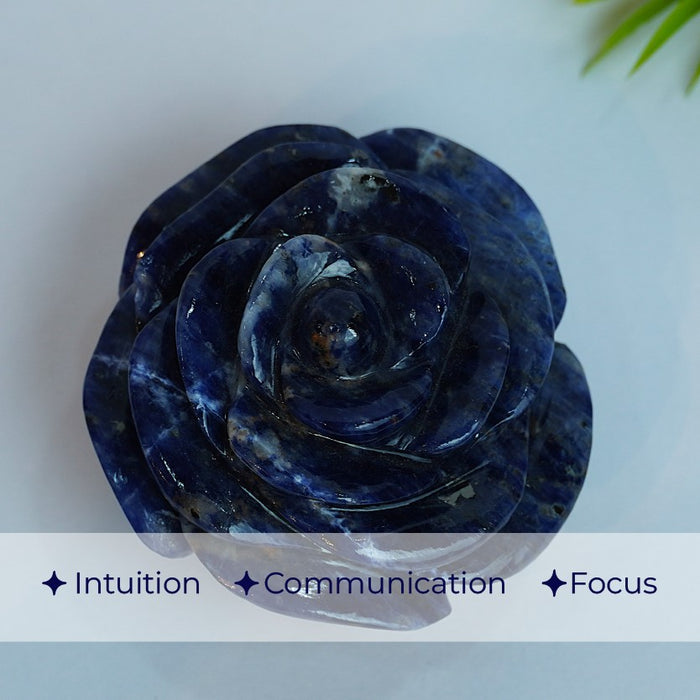 Sodalite Stone Flower