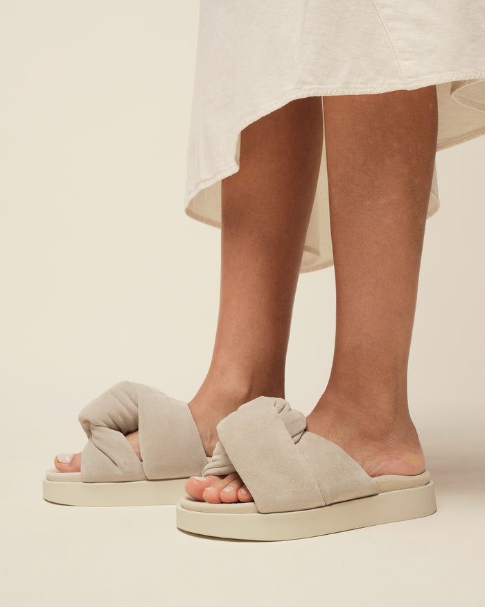 Soft Crossed Suede