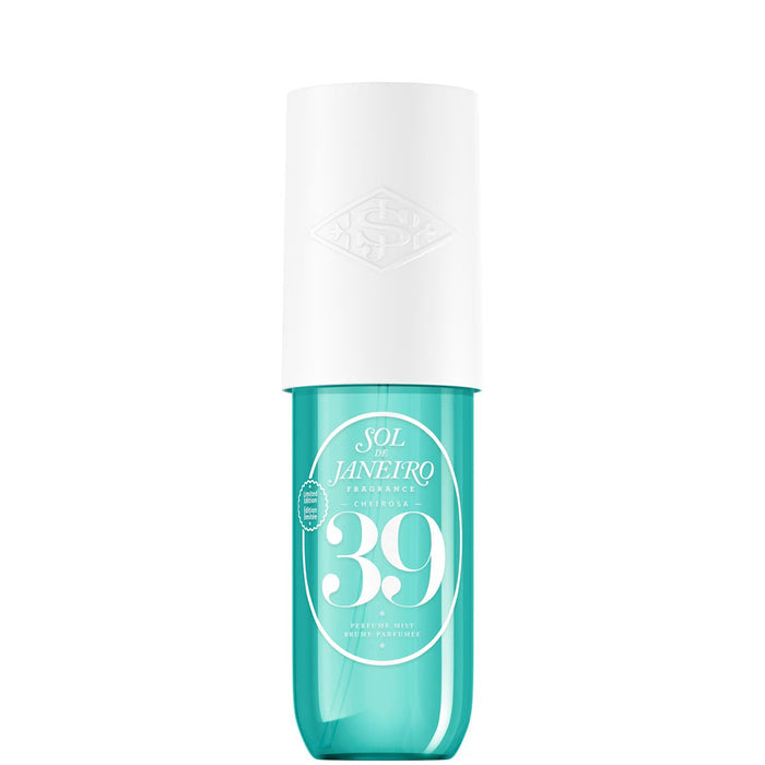 Sol de Janeiro Cheirosa '39 Hair & Body Fragrance Mist in 240ml bottle, featuring a sleek design and floral scent.