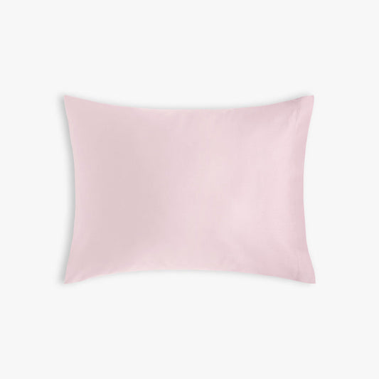 Solid Standard Pillowcase in Rose