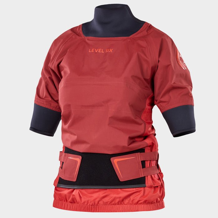 Solstice Women's Semi-Dry Top - Exhaust Lite — Fired Brick