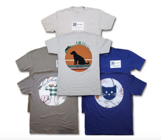 Stay Vocal T-Shirt - Animal Silhouette Patch