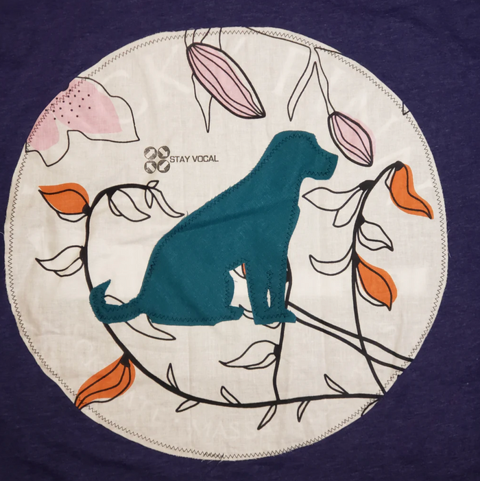 Stay Vocal T-Shirt - Animal Silhouette Patch