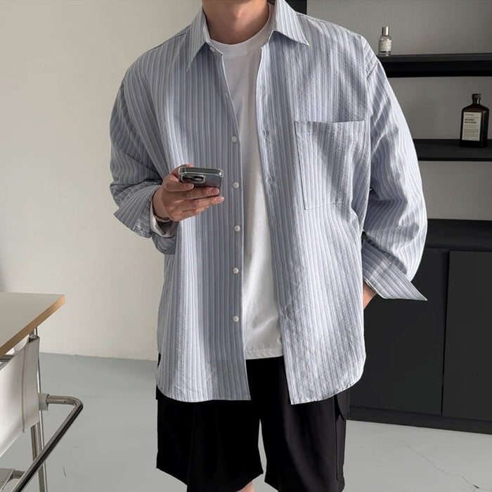 Stripe Over Shirt