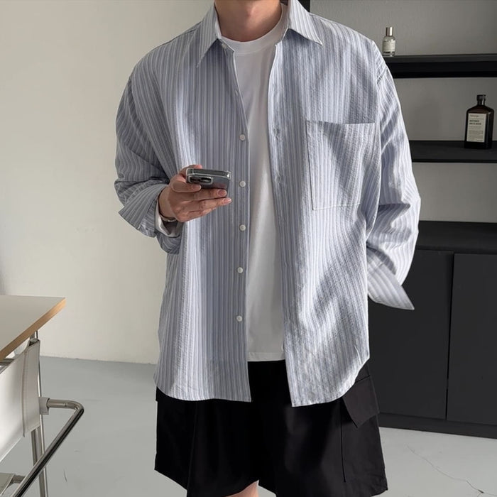 Stripe Over Shirt
