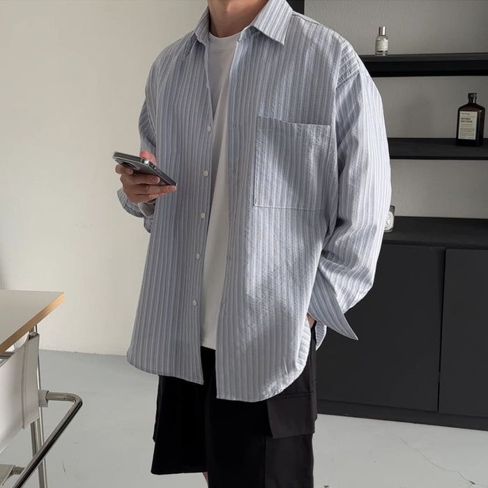 Stripe Over Shirt