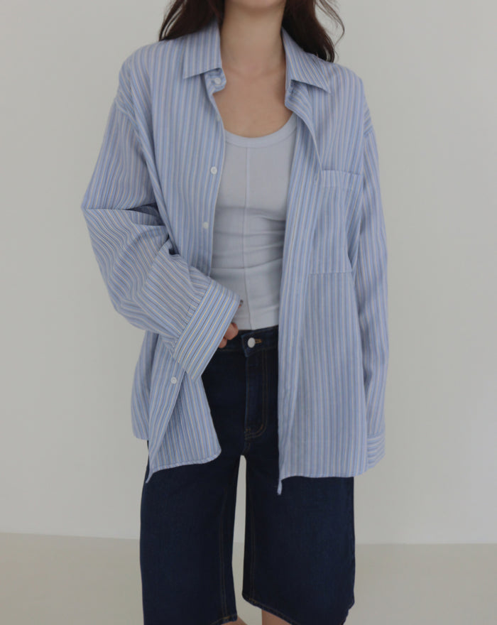 Stripe Over Shirt