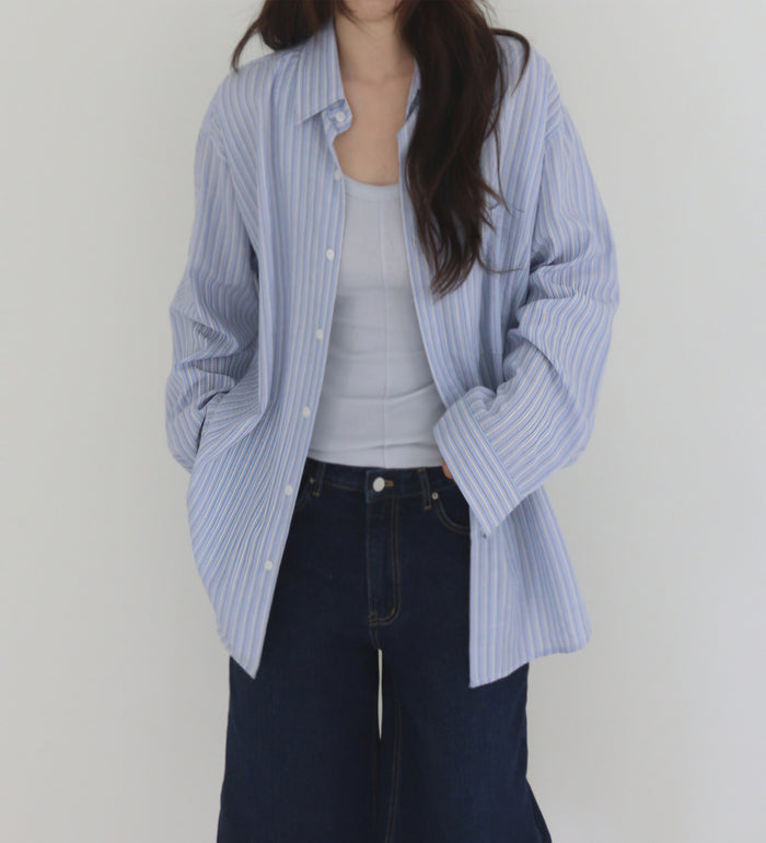 Stripe Over Shirt