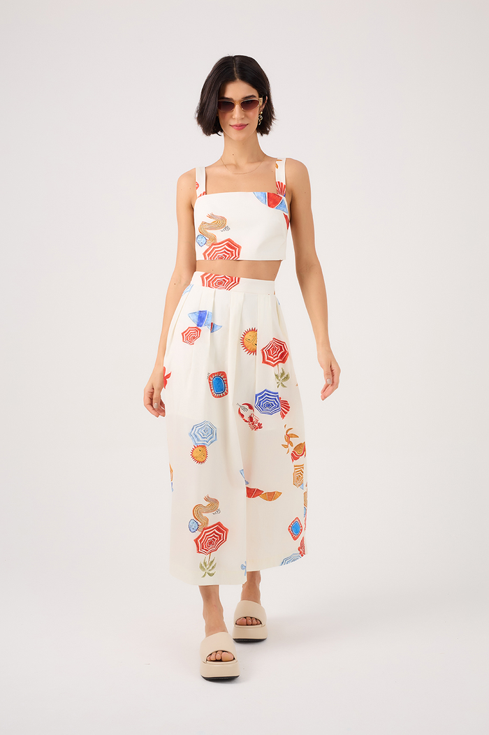 Sun Print Midi Skirt_2