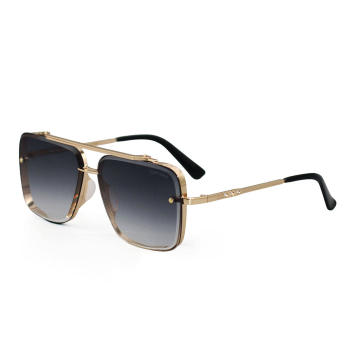 Sunglasses-Bella Light Black Gold Tangle Free