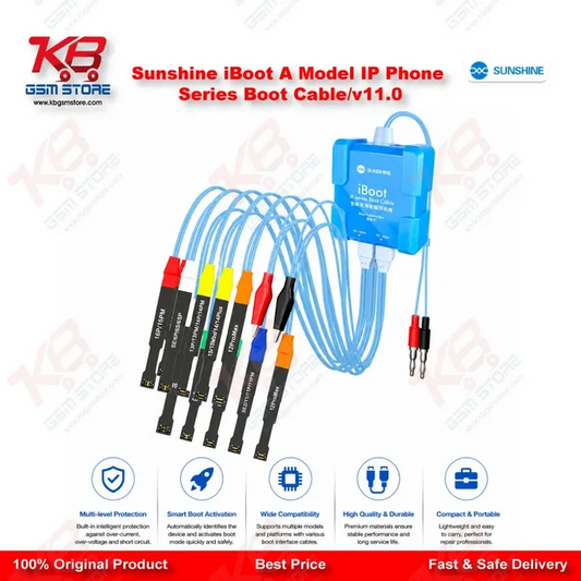 Sunshine iBoot A V11.0 Boot Power Cable – iPhone Battery Boot & Current Test Line