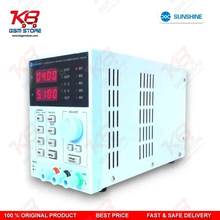 Sunshine P-3005A DC Power Supply 30V 5A Digital Programmable Adjustable for Mobile Repair