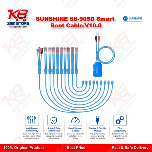 SUNSHINE SS-905D V10.0 Smart Boot Power Cable – iPhone 6S-16 & Android
