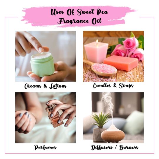 Sweet Pea fragrance oil uses