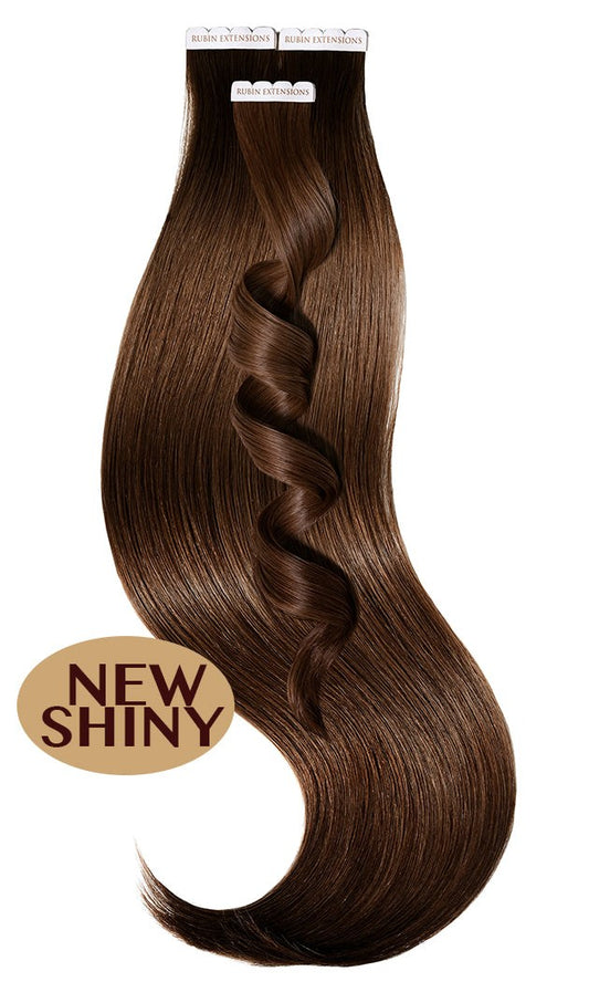 INVISIBLE Chestnut Flash Brown Tape-in Extensions