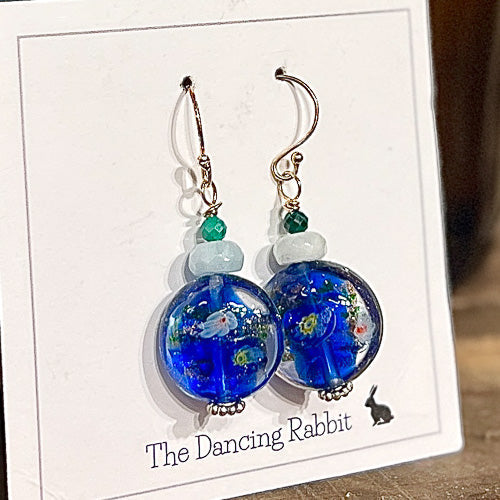 Terrarium Glass Earrings